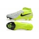 Nike Phantom Luna Elite FG High top Chartreuse Grey Football Boots