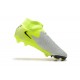 Nike Phantom Luna Elite FG High top Chartreuse Grey Football Boots