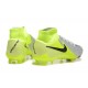 Nike Phantom Luna Elite FG High top Chartreuse Grey Football Boots