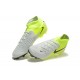 Nike Phantom Luna Elite FG High top Chartreuse Grey Football Boots