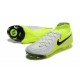 Nike Phantom Luna Elite FG High top Chartreuse Grey Football Boots