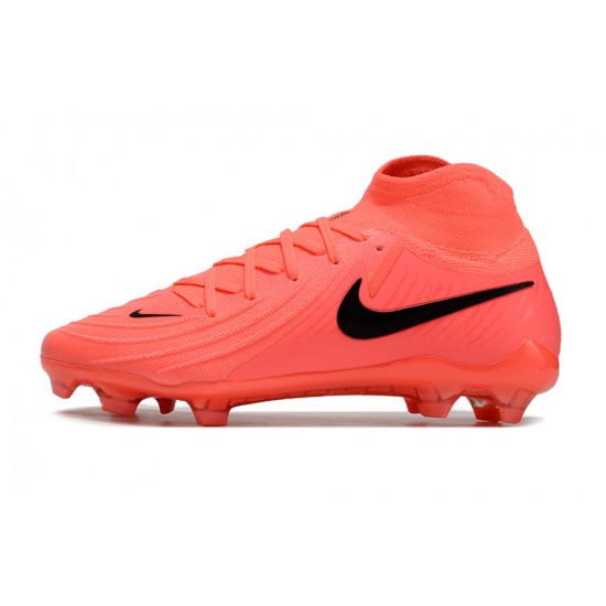 Nike Phantom Luna Elite FG High top Red Black Football Boots