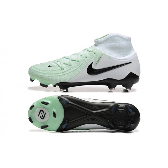 Nike Phantom Luna Elite FG High top White Black Men's Football Boots