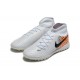 Nike Phantom Luna Elite TF High top White Orange Men's Football Boots