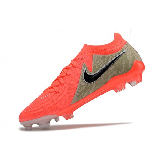 Women/Men Nike Phantom Luna Elite FG Red Black Football Boots