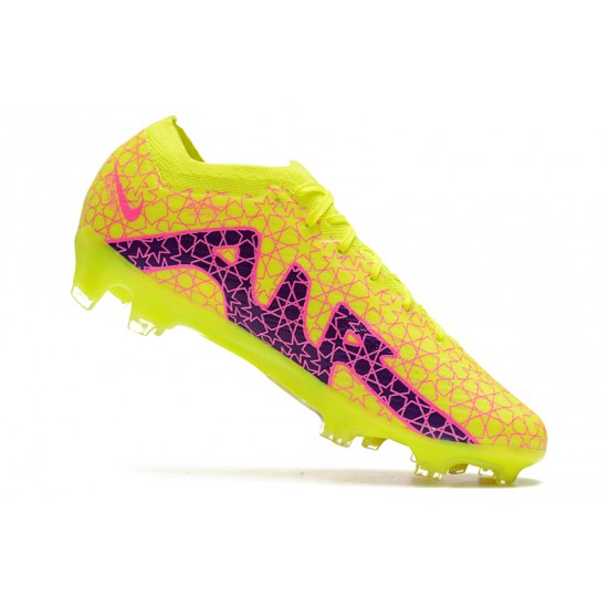 Nike Air Zoom Mercurial Vapor XV Elite FG Pink Yellow Purple Football Boots 