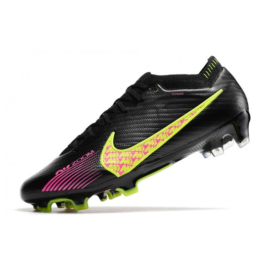 Nike Air Zoom Mercurial Vapor XV Elite Low FG Pink Black Gold Football Boots 