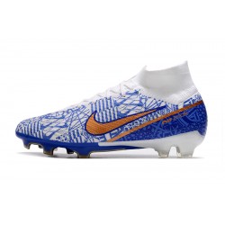 Nike Air Zoom Mercurial Vapor XV MDS Elite FG Blue White Gold Football Boots 