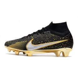 Nike Air Zoom Mercurial Vapor XV MDS Elite FG Gold Silver Football Boots 