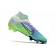 Nike Mercurial Dream Speed Superfly 8 Elite FG Green Purple Yellow Football Boots 