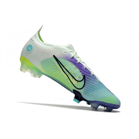 Nike Mercurial Dream Speed Vapor 14 Elite Low FG Purple Green Football Boots 