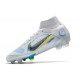 Nike Mercurial Superfly 8 Elite High FG Grey Green Foobtall Boots 