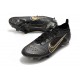 Nike Mercurial Vapor XIV Elite FG Black Gold White Football Boots 