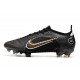 Nike Mercurial Vapor XIV Elite FG Black Gold White Football Boots 