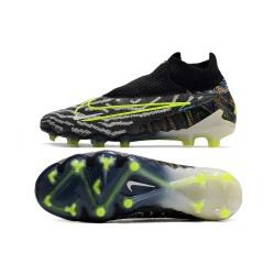 Nike Phantom GX Elite FG Black Green High Football Boots 