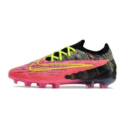 Nike Phantom GX Elite FG Peach Black Green Low Football Boots 