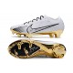 Nike Air Zoom Mercurial Vapor XV Elite FG Gold Black White Football Boots 