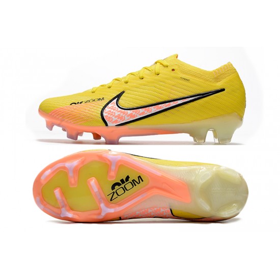 Nike Air Zoom Mercurial Vapor XV Elite FG Lucent Pack Yellow Pink Football Boots 