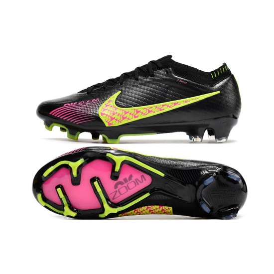 Nike Air Zoom Mercurial Vapor XV Elite Low FG Pink Black Gold Football Boots 