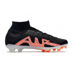 Nike Air Zoom Mercurial Superfly IX Elite FG High Black Orange Men Football Boots