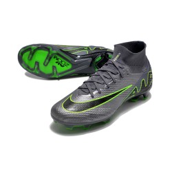 Nike Air Zoom Mercurial Superfly IX Elite FG High Green Black Women/Men Football Boots