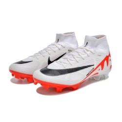 Nike Air Zoom Mercurial Superfly IX Elite FG High Red Black White Women/Men Football Boots