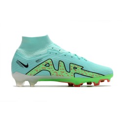 Nike Air Zoom Mercurial Superfly IX Elite FG High Turqoise Green Women/Men Football Boots