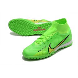 Nike Air Zoom Mercurial Superfly IX Elite TF High Green Women/Men Football Boots