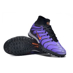 Nike Air Zoom Mercurial Superfly IX Elite TF High Purple Black Women/Men Football Boots