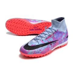 Nike Air Zoom Mercurial Superfly IX Elite TF High Purple Pink Women/Men Football Boots