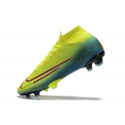 Nike Mercurial Dream Speed 002 Superfly 13 Elite FG Yellow Green High Men Football Boots