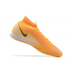 Nike Mercurial Superfly 7 Elite RB MDS IC Light/Orange White Black High Men Football Boots