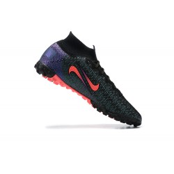 Nike Mercurial Superfly 7 Elite TF Black Orange Purple High Men Football Boots