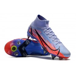 Nike Mercurial Vapor XIV Elite SG PRO Anti Clog High Deep Blue Men Football Boots