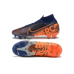 Nike Superfly 7 Elite SE FG Orange Blue High Men Football Boots