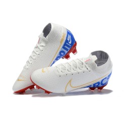 Nike Superfly 7 Elite SE FG White Red Blue Red High Men Football Boots