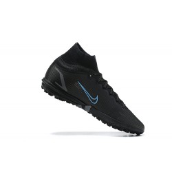 Nike Superfly 8 Academy TF Blue Black High Men Football Boots