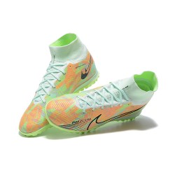 Nike Superfly 8 Academy TF Green Orange Black Men High Football Boots