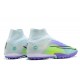 Nike Superfly 8 Academy TF LightPurple Green Yellow White High Men Football Boots