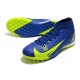 Nike Superfly 8 Academy TF Low Dark Blue Yellow Men Football Boots