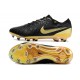 Nike Tiempo Legend 10 Elite FG Black Yellow Men's Football Boots