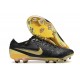 Nike Tiempo Legend 10 Elite FG Black Yellow Men's Football Boots