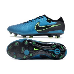 Nike Tiempo Legend 10 Elite FG Blue Black Men's Football Boots