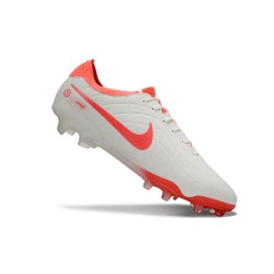 Nike Tiempo Legend 10 Elite FG White Pink Men's Football Boots