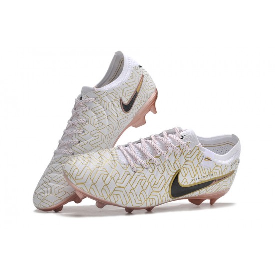 Women/Men Nike Tiempo Legend 10 Elite FG Gold White Football Boots