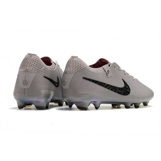 Women/Men Nike Tiempo Legend 10 Elite FG Grey Gold Football Boots