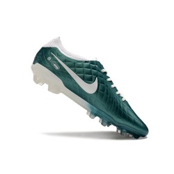 Women/Men Nike Tiempo Legend 10 Elite FG Teal White Football Boots