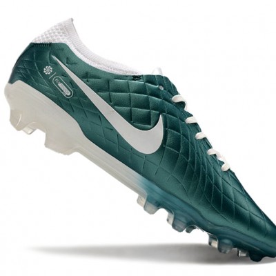 Women/Men Nike Tiempo Legend 10 Elite FG Teal White Football Boots