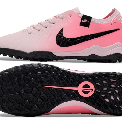 Women/Men Nike Tiempo Legend 10 Elite TF Pink Black Football Boots