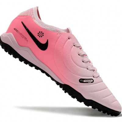 Women/Men Nike Tiempo Legend 10 Elite TF Pink Black Football Boots